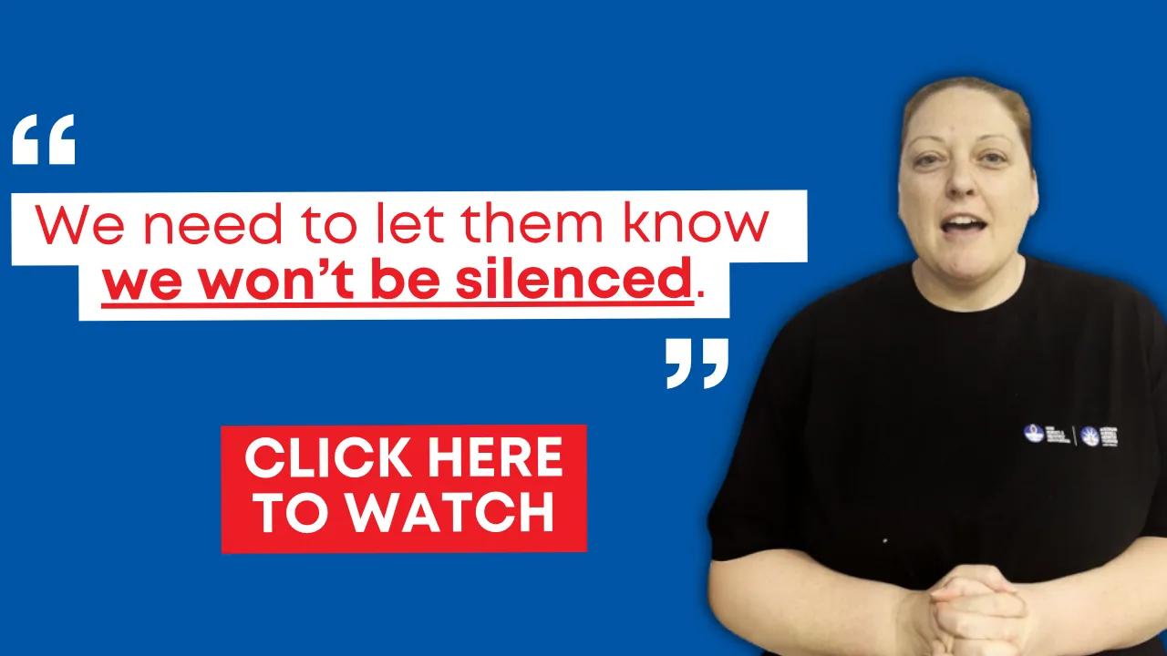 Click to hear a message from Belle, NSWNMA Macarthur Branch, ahead of tomorrow’s strike action.